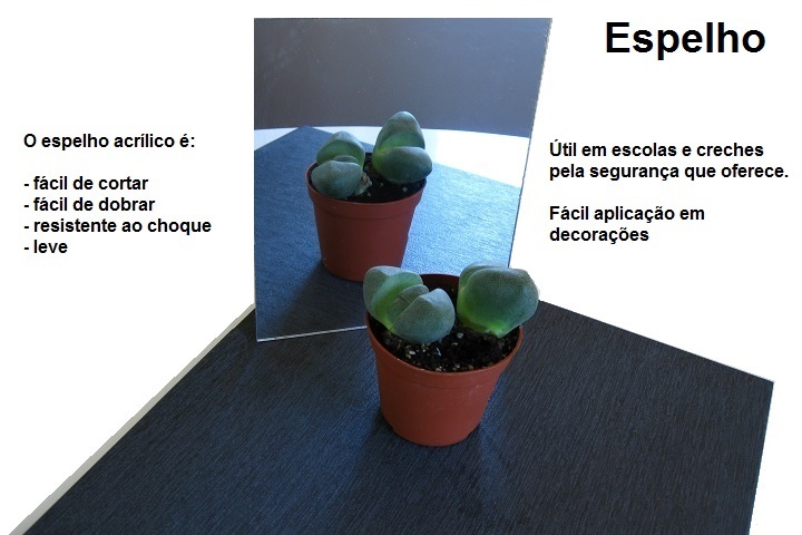 venda de espelho acrilico