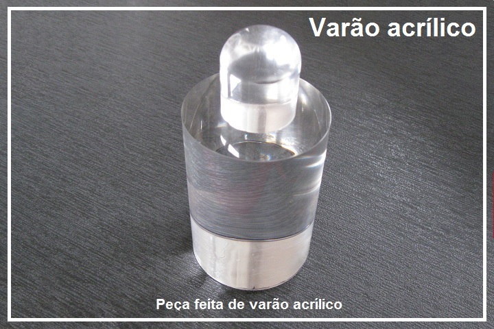 varão redondo acrilico
